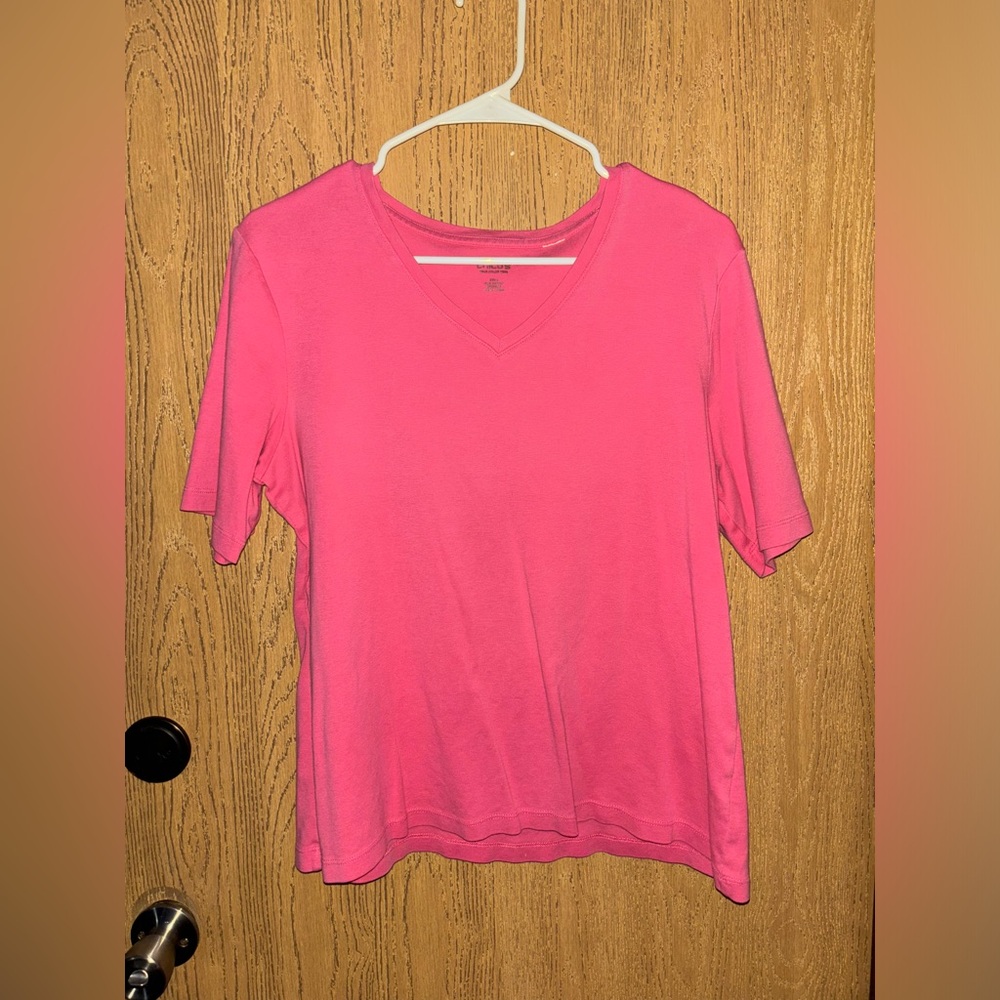 Plain Pink T Shirt